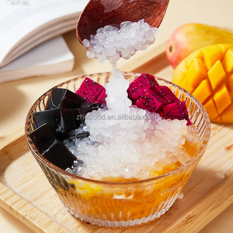 Мини Хрустальный жемчуг Boba 1 кг готовый к употреблению Kanten агаровое желе для Пузырькового чая