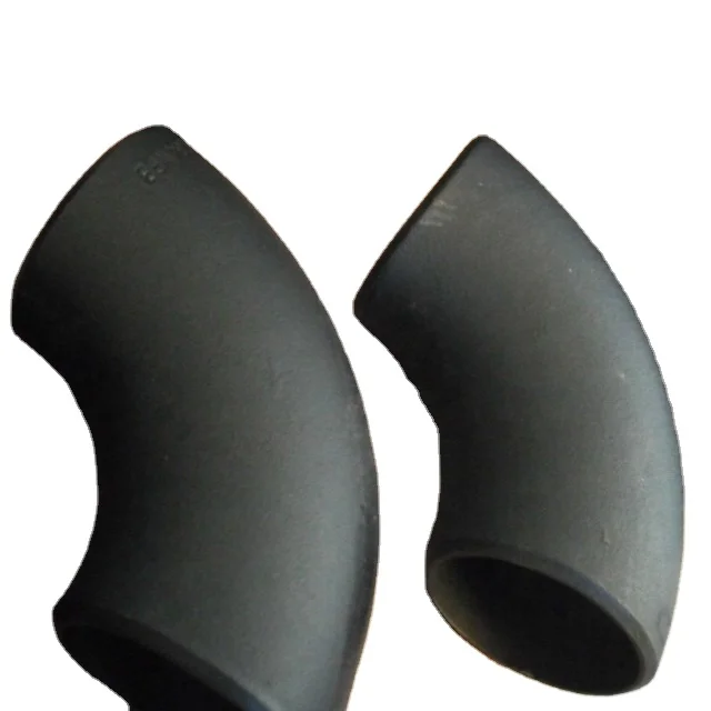 Butt Welded Carbon Steel Pipe Fittings Bend LR Seamless Elbows ASME B16.9 A234 SCH 40 STD 90 Degree MS 1.5D Long Radius