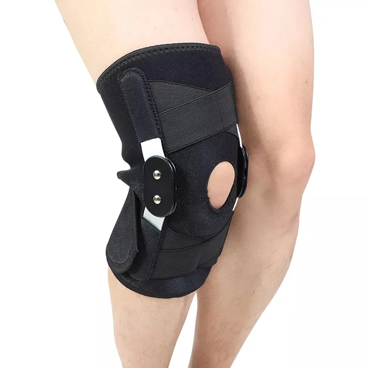 Gel Patella Pads Adjustable Compression Wrap Knee Support Metal Side Stabilizers Knee Brace For Arthritis Pain