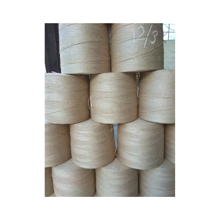 Hot selling product sustainable natural color standard quality braided rope 100% jute fabric roll