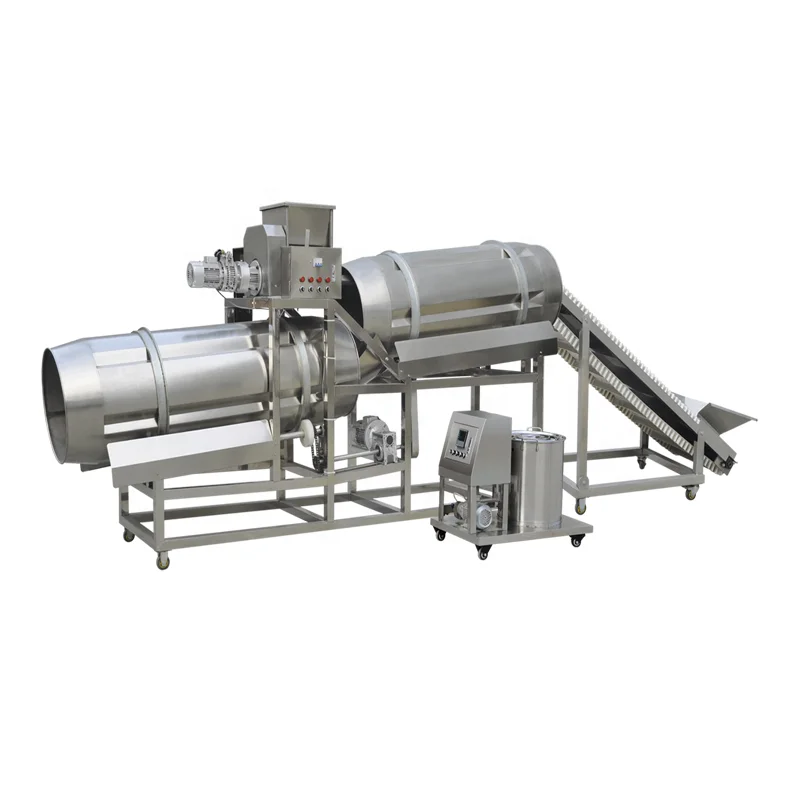 good price  high quality snacks food making machine 100-150 kg/h corn puffed maker extruder