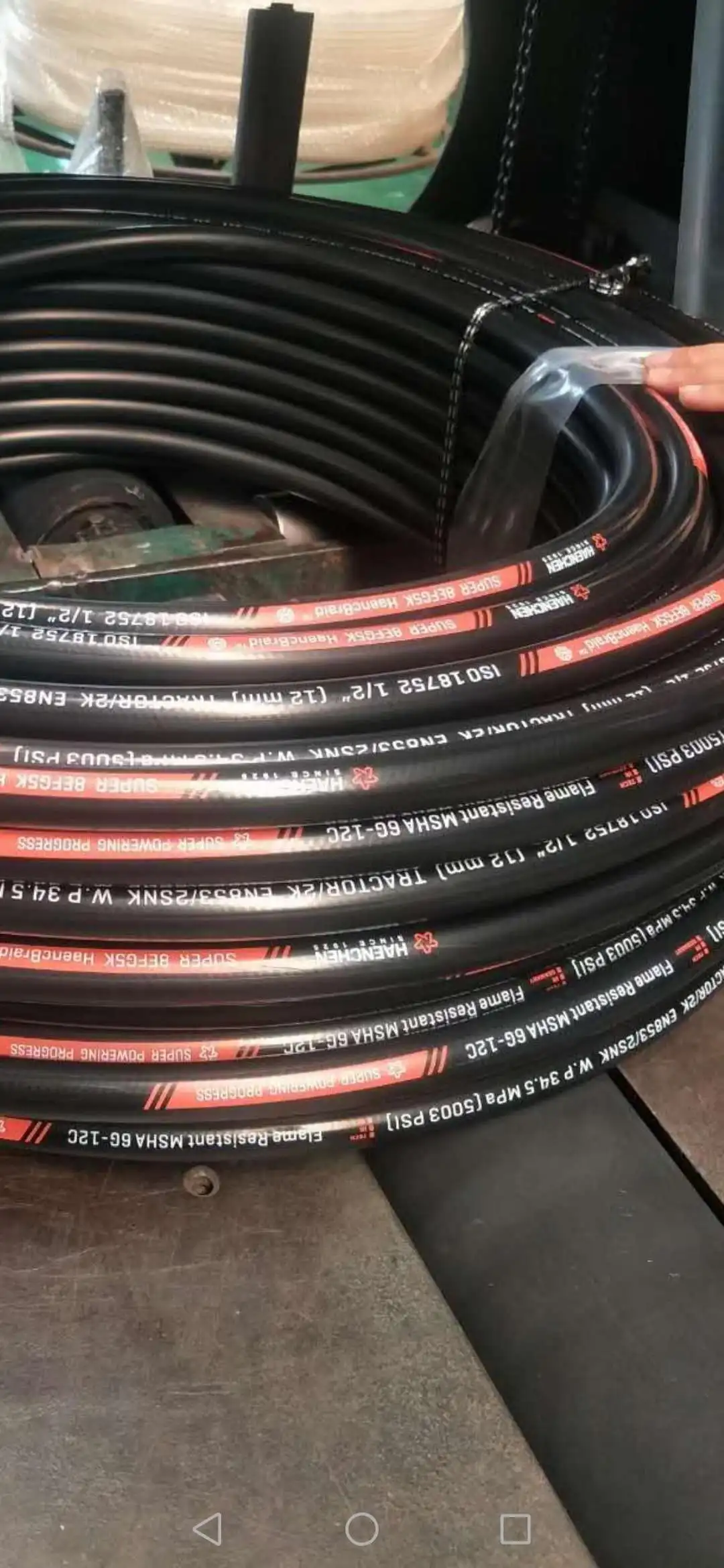 High Quality 4 STEEL SPIRALS  hydraulic  hose for Mechanical equipment