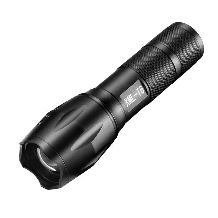 
Waterproof XML T6 zoomable Tactical Aluminum Hunting Hiking handheld 18650 Battery flashlight Torch Lamp Lights 