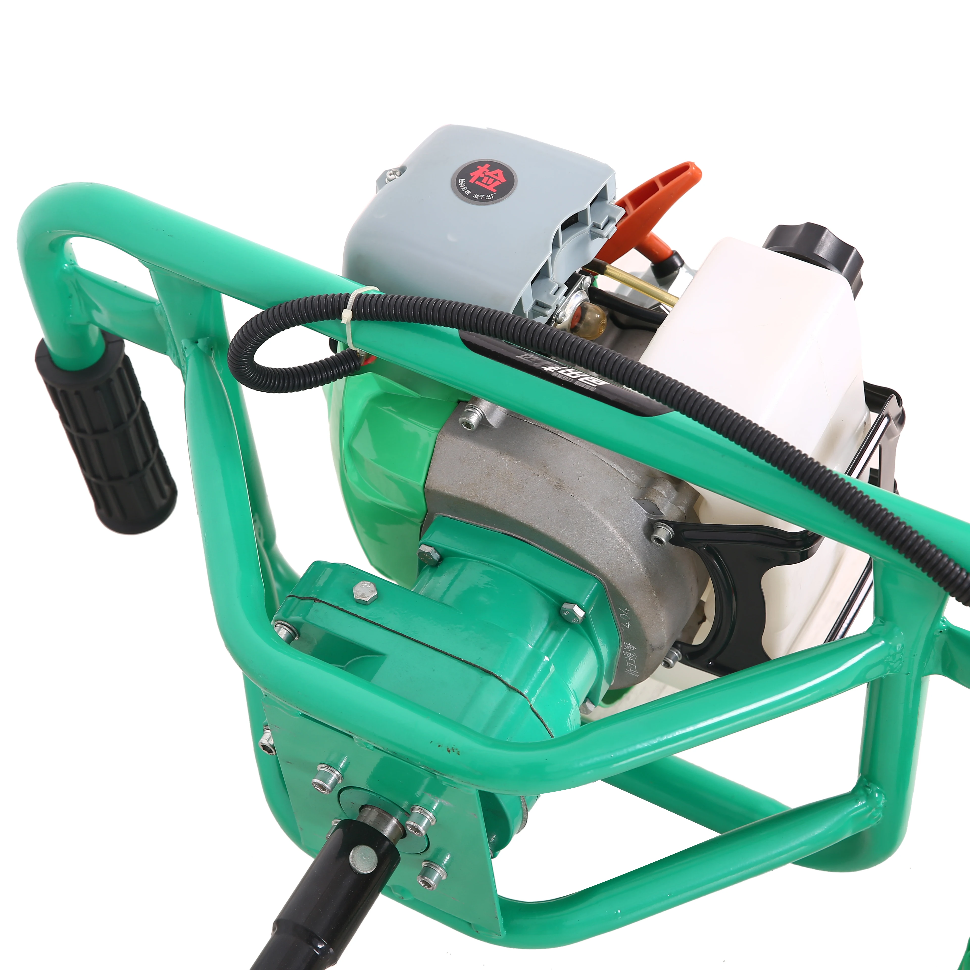 Professional 1900w Drilling Machine Gasoline Powered Earth Auger Post Digging Hole For Farm