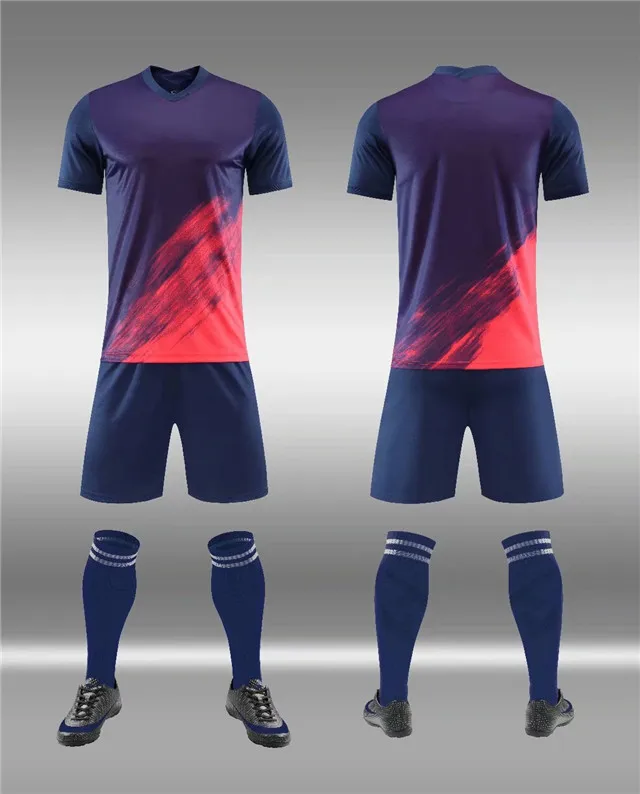 Dropshipping team soccer wear sublimation printed football jersey soccer
