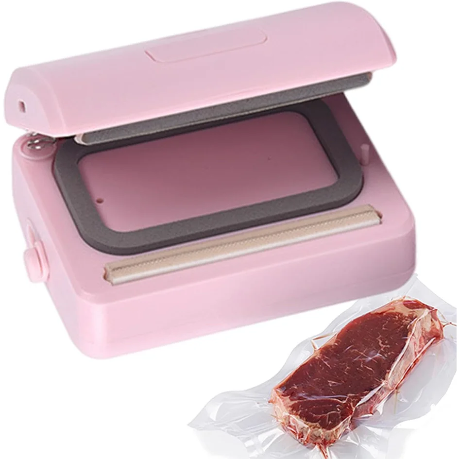 New Idea Design Plastic Sealer Vacuum Food Bags 2 in 1 Heat Seal and Cutter Good Used In Kitchen Keep Fruit Fresh