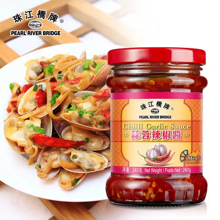 Chinese Factory Wholesale Bulk bottle packaging private label custom Chilli Garlic Sauce