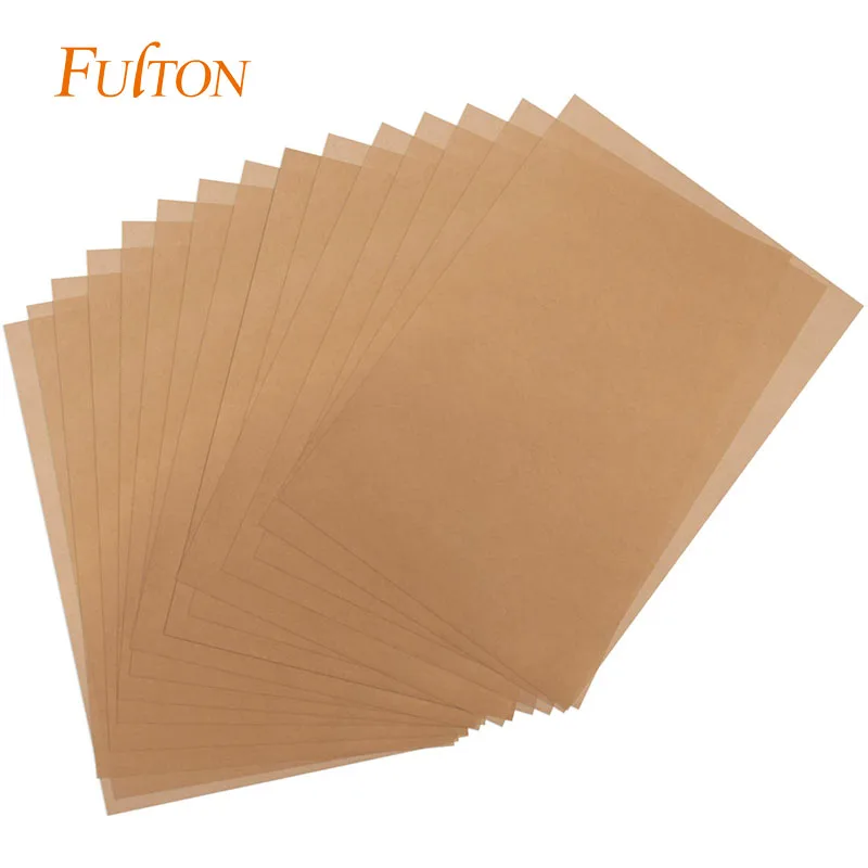Fulton Greaseproof Disposable Parchment Baking Paper Silicone Double Side Coated Baking Paper For Kitchen& Air Fryer