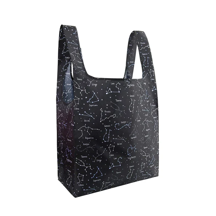 recycling fold shopping bag lightweight promotional folding tote bag