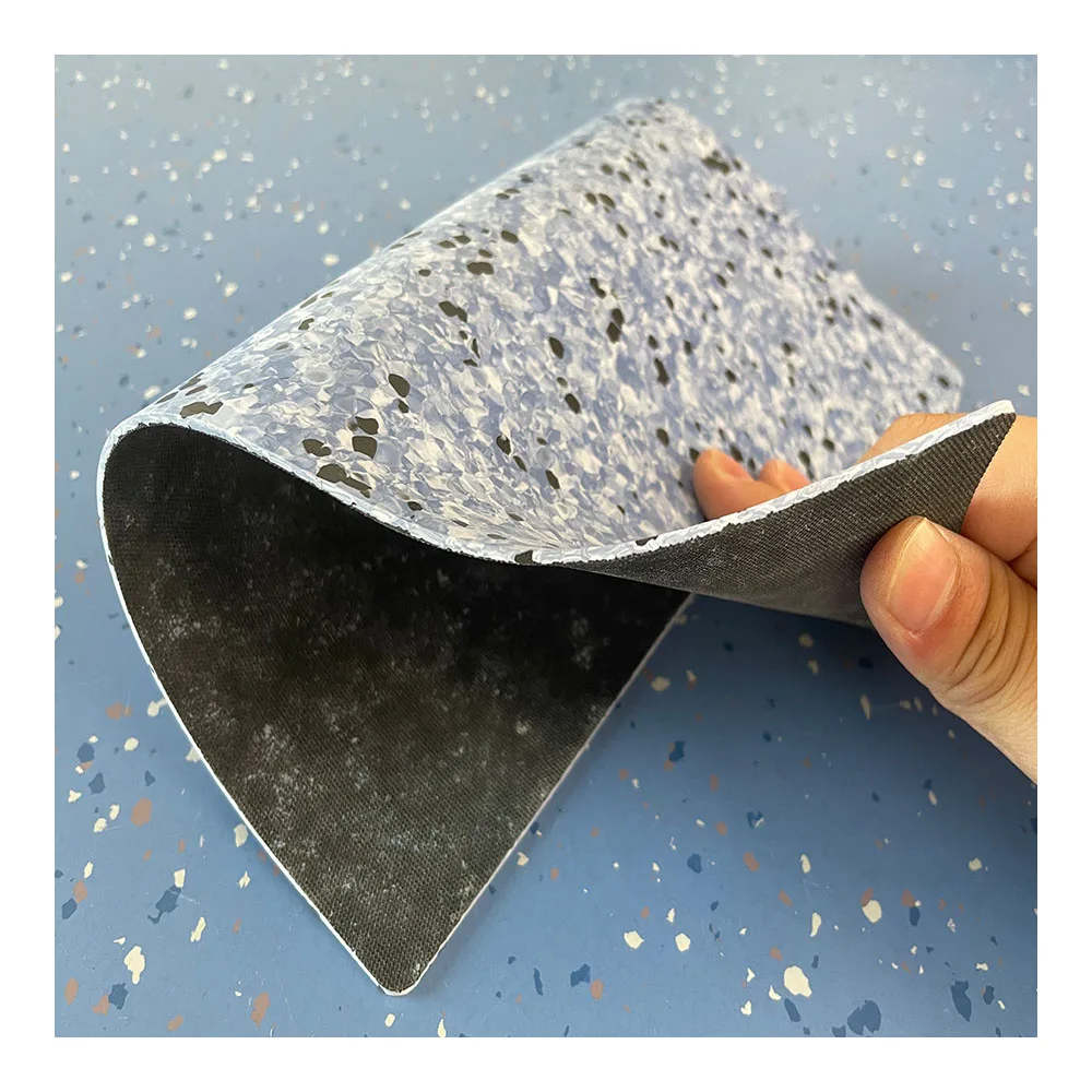 plastic linoleum durable floor roll pvc 2.0mm anti bacterial conductive homogeneous esd vinyl flooring mat covering