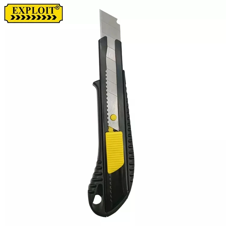 Wholesale custom hand tools office utility pocket knives ABS 18MM paper cutter tool utility knife for sale