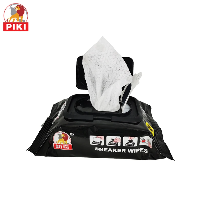 
Custom mini adult eco friendly portable alcohol free disposable non woven fabric sneaker cleaning wet wipes shoe wipes 