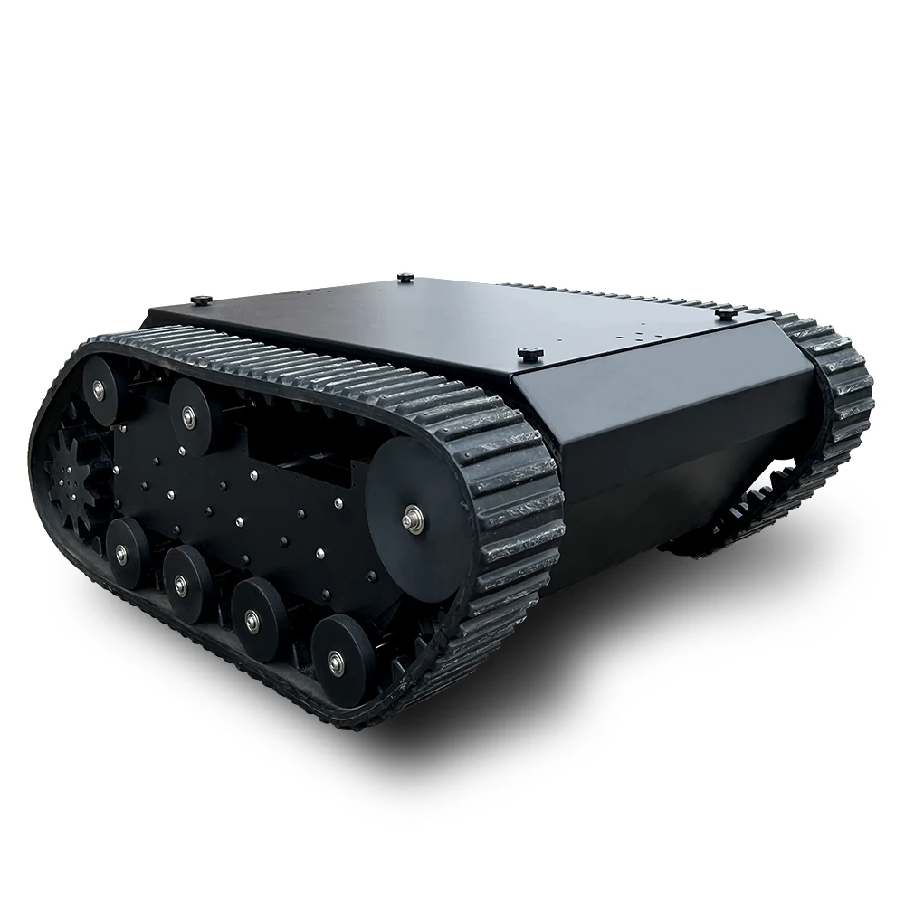 All terrain remote control robot Tins-8H security guard robot rubber tracked robot chassis can do secondary development
