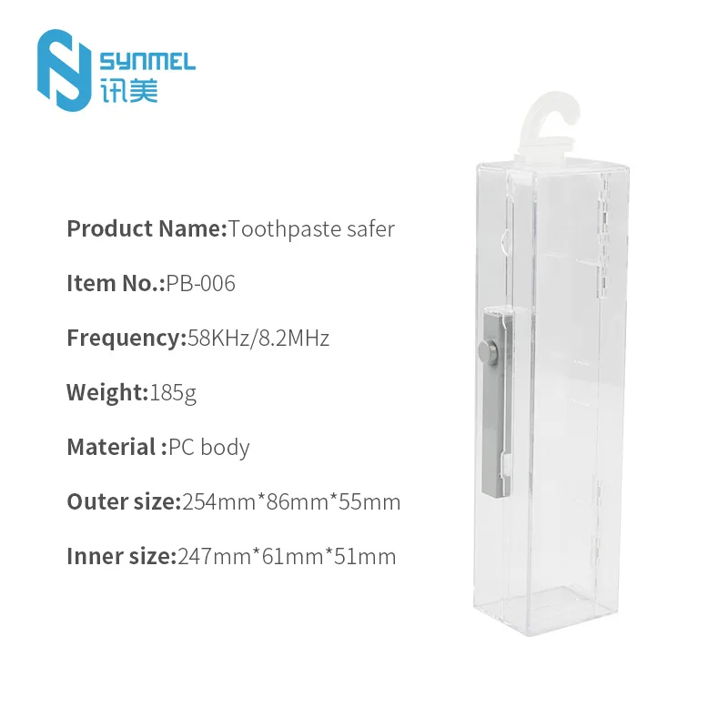 Supermarket Anti-theft Magnetic Toothpaste Safer Box 8.2mhz/58khz Reusable Security Alarm