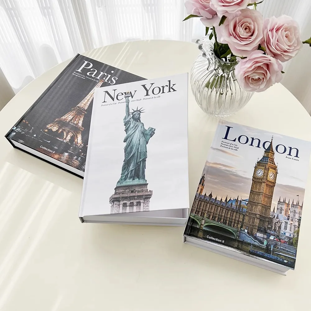 Simple Modern Fake Book Decoration Book Home Style Interior Design Magazine Simulation Book Model Room Soft Dress