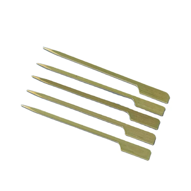 Bamboo Skewers Barbecue Bamboo Burger Skewer Gun 7 Inch
