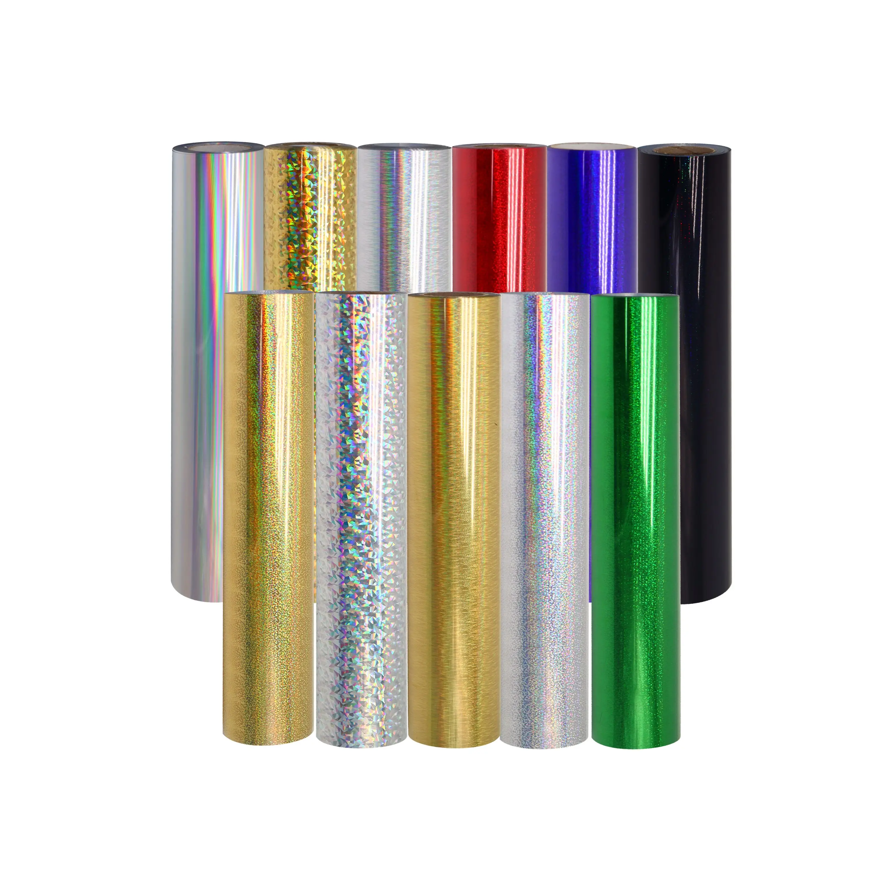 Yuanfan High Quality Hologram heat transfer vinyl for clothing t-shirt Iron on film textile fabric htv cricut