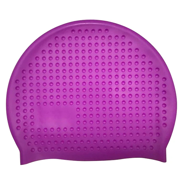 Swim Sport Adult Waterproof Silicone Swim Cap Funny Silicone Swimming Cap