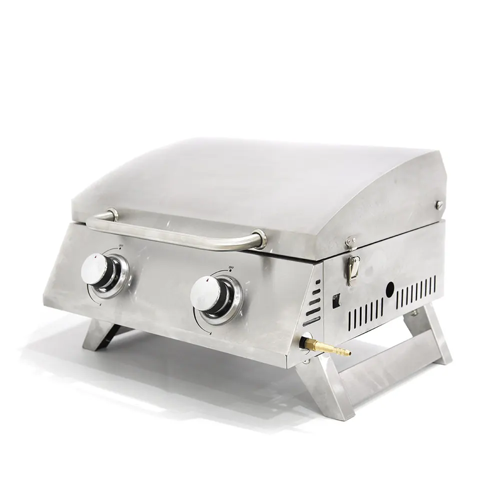 Mini Stainless Steel Gas Portable Barbecue Outdoor Portable Gas BBQ Grill