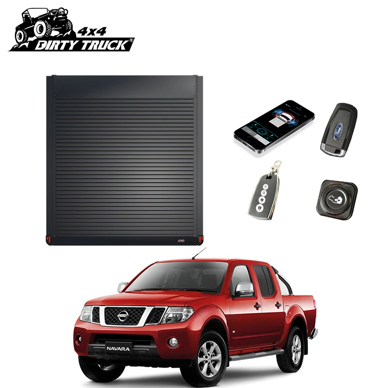 DirtyTruck 4x4 авто Nissan Np300 2021 пикап Tonneau крышка алюминиевая плоская сдвижная Крышка для электрического грузовика Navara D40
