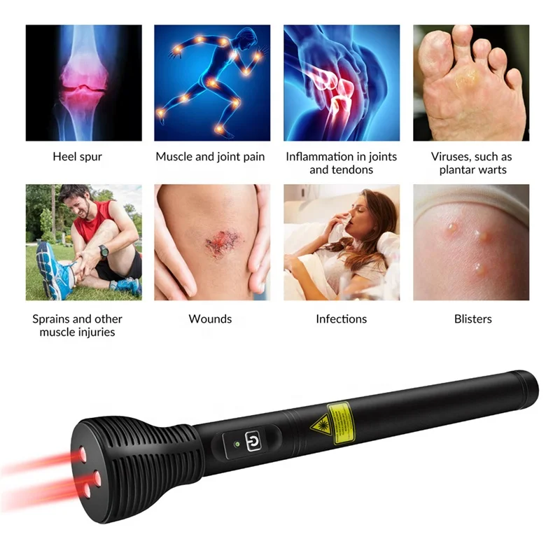 808nm laser diode 500mw infrared light cold laser therapy pen laser tinnitus