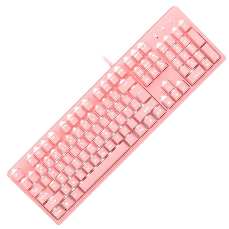 Amazon Retro Colorful Wireless Keyboard Sweet Mixed Color Cute Keyboard Pink Candy Keyboard