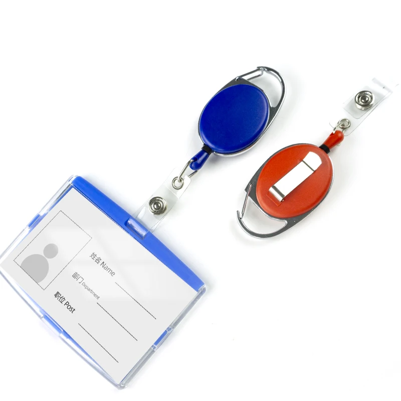 Retractable Badge Retractable ID Badge Reel YOYO Plastic Nurse Name Badge