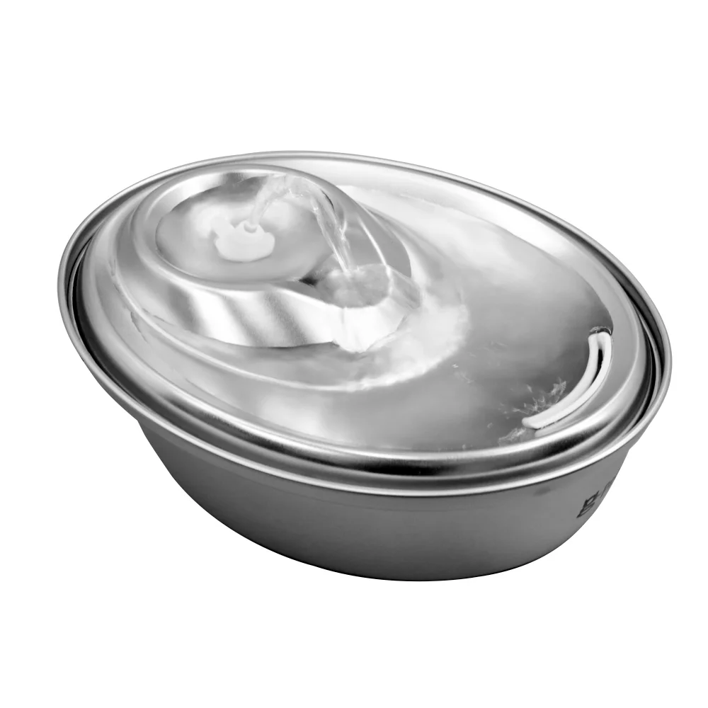 Cat Water Fountain Stainless Steel Pet Drinking Fountains 3L Automatic Pet Water Fountain with Intelligent Pump