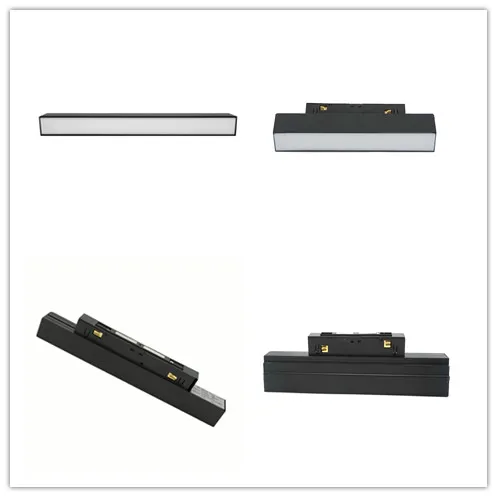 The New Listing Lamp Led Light System 48V Track Rail Hotel Magnetic Pendant Linear Shape Cob Led Magnet Light Spotlight