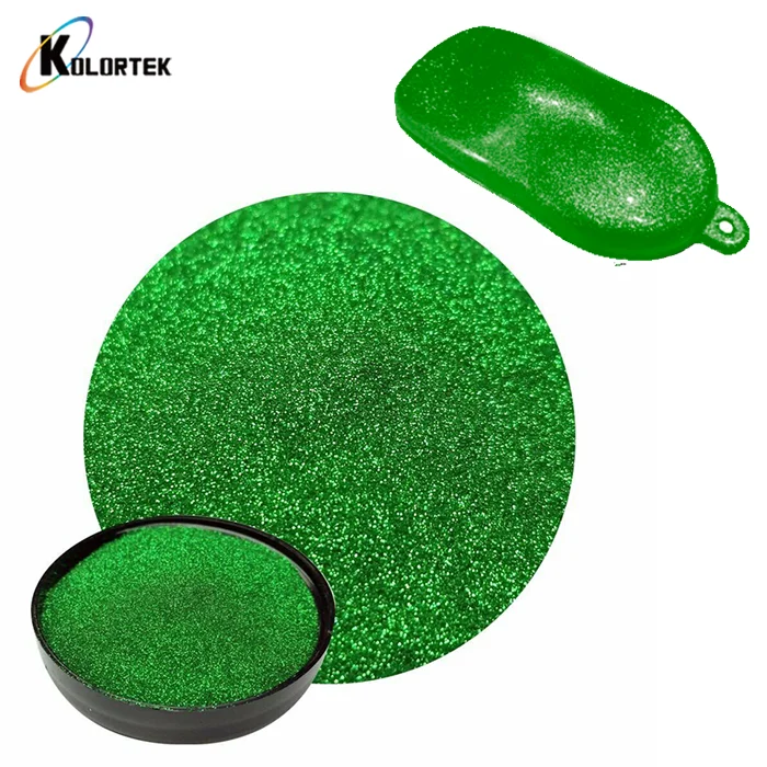 Custom finish powder coating metal flakes car paint metal flake glitter