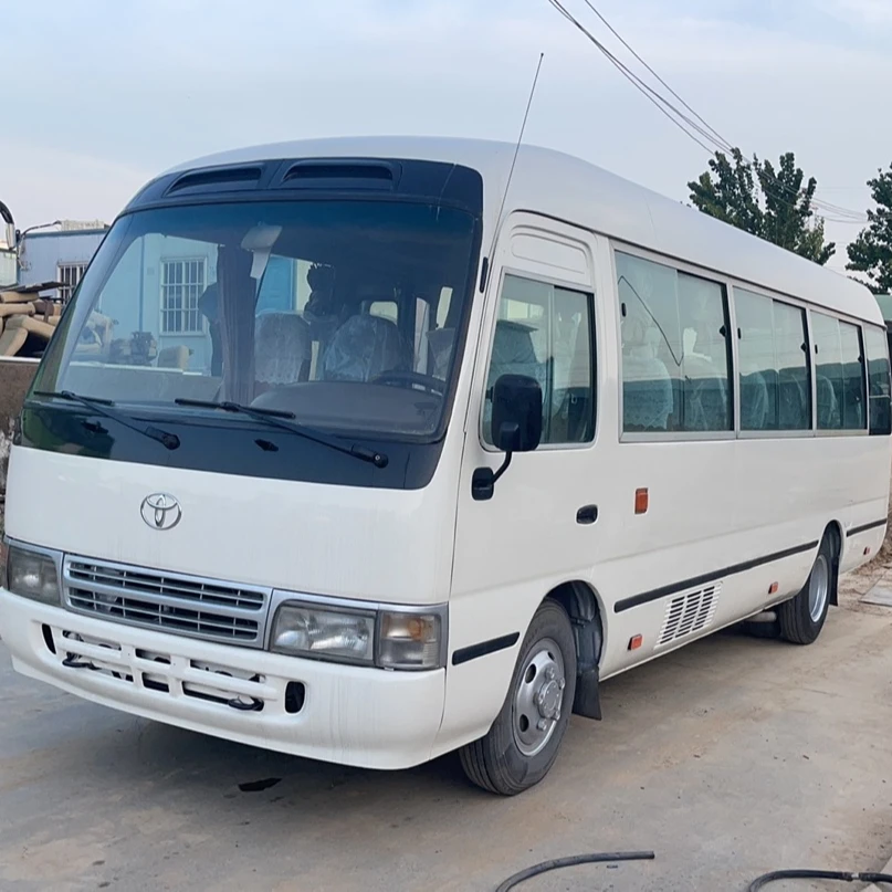 Дешевые Роскошные автобусы с левым рулем подержанные автомобили toyota coaster автобус для продажи