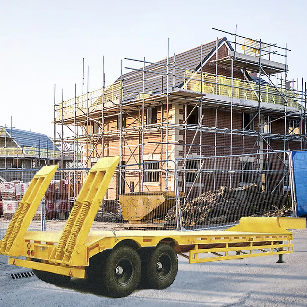 Wind Blade Transport Low Loader Deck Trailer Hydraulic Low Boy Lowbed Low Loader Semi Trailer