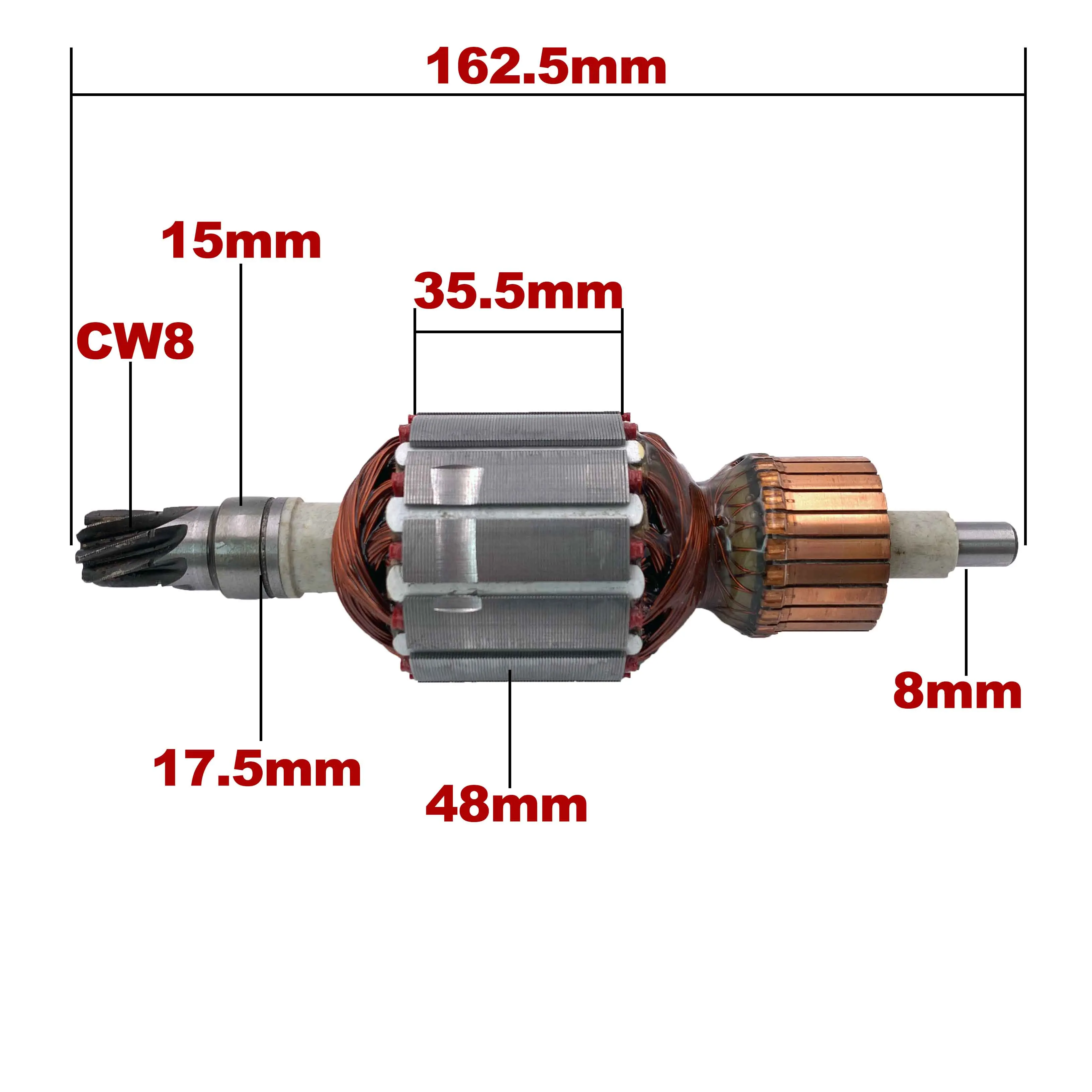  AC220-240V якоря ротор Замена для HILTI отбойный молоток TE904 TE905 TE-904