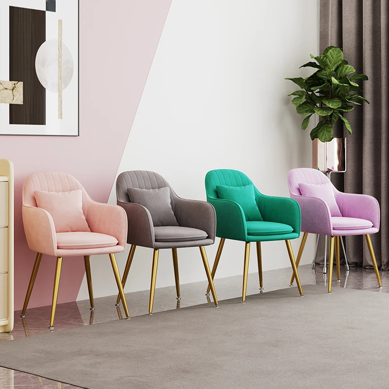 Роскошный стул золотого цвета, недорогой современный скандинавский стул, оптовая продажа, металлические обеденные наборы для дома, бархатная мебель, стулья для гостиной