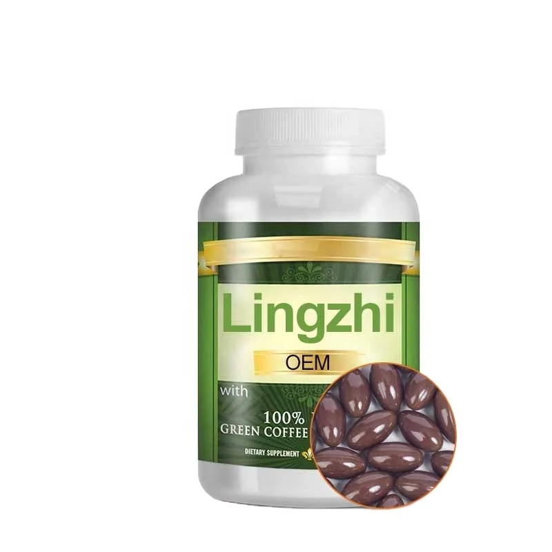 
 100% натуральное растительное масло Ganoderma Lucidum Spore 500 мг, мягкие гели, лечебная добавка на основе трав  