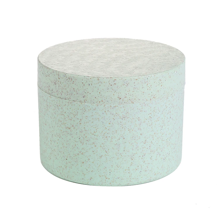 Free Samples Wheat Biodegradable Cosmetic Containers Recyclable 2oz 3oz 4oz Straw Cream Jar biodegradable plastic bottle