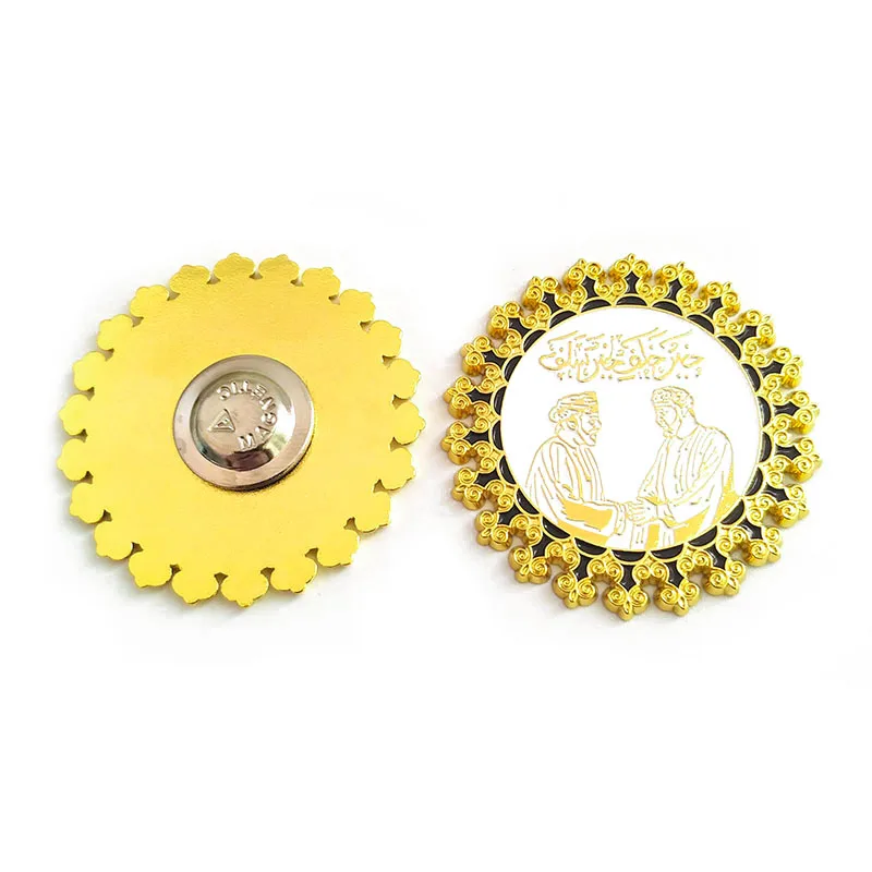 ASNY High-Quality Metal Gifts Souvenirs Custom Engraved Oman Metal People Badges