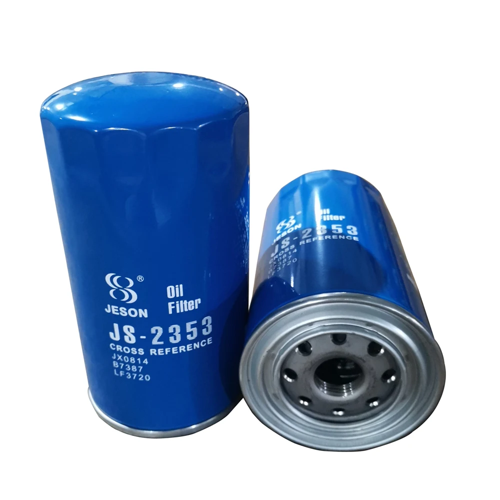 Lube filter spin on JX0814 B7387 LF3720 1174419 PF2207 SP872  5500324300  3827226  5502094 1878046 5001846638  12769535150