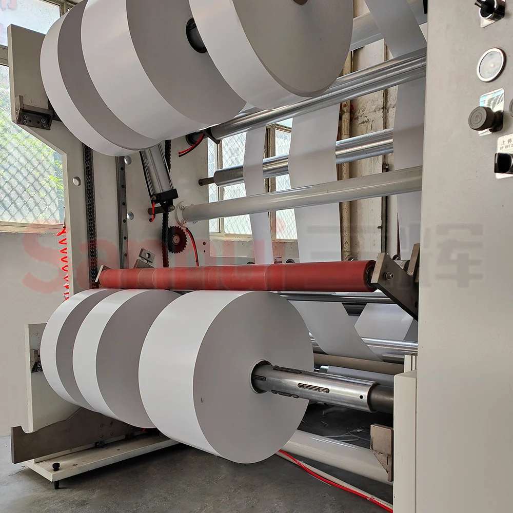 High Productivity Medium speed slitting machine for foil film non woven paper