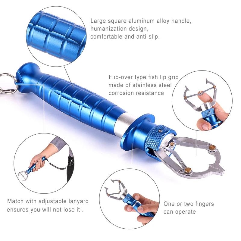 2019 Innovative design fishing lip grips portable fish lip gripper