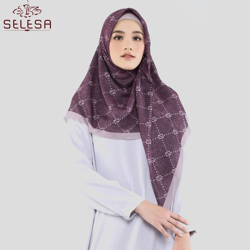 Foulard Femmes De Seda Latest Dubai Magic Shawl Silk Paisley Shawls Wear Under Scarf Muslim Underscarf Modal Cotton Hijab