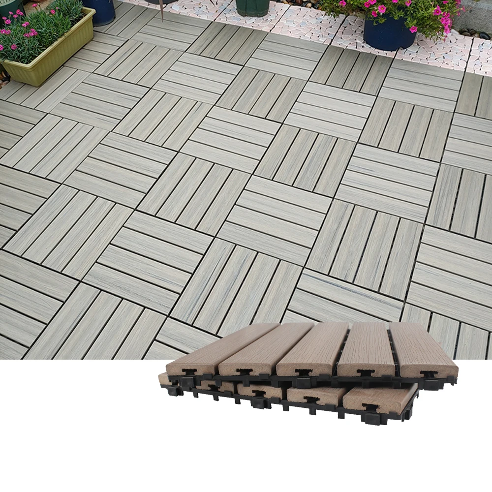 WPC composite outdoor decking  terrace flooring Outdoor floor