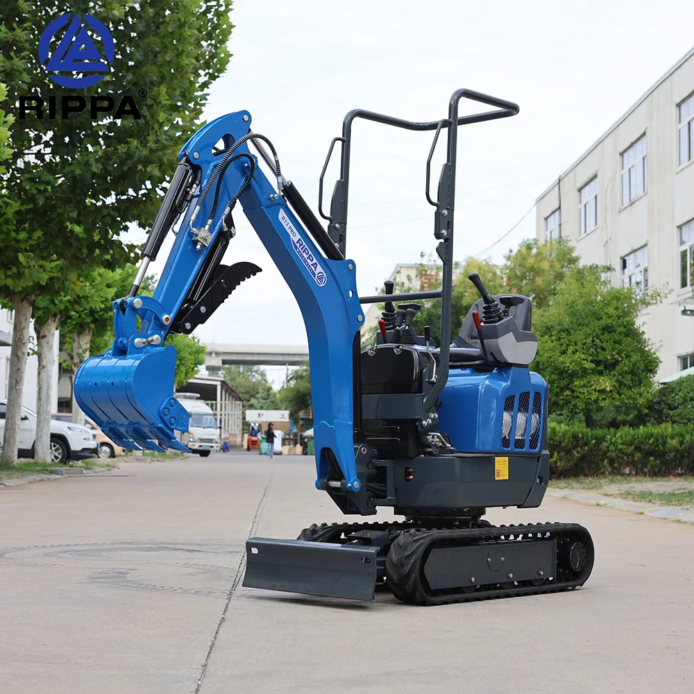 Mini Excavator with Kubota Engine 1.3ton Bagger Free Sale Small Digger CE Certification Core Components Motor Pump Gear Bearing