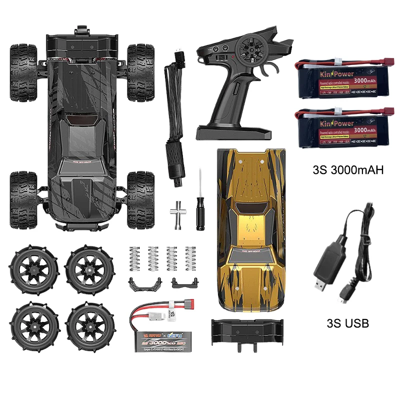 Proportional Throttle Mjx Hyper Go14210 Racing High-Speed Car Modular Design 360 Spins 1:14 Rc Car Brushless Rc Car