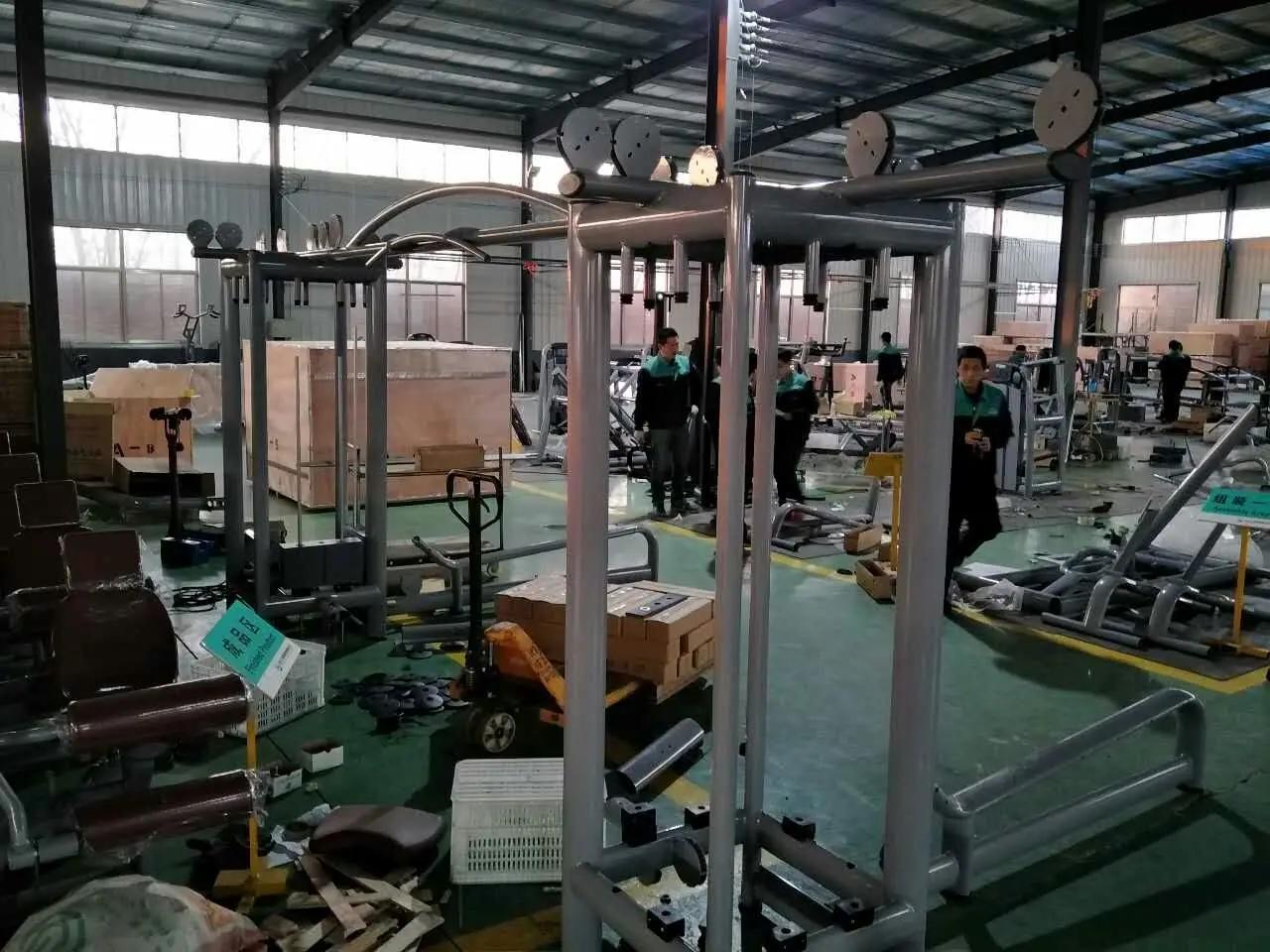 LZX-2053 8 station multi gym equipment for body exercise