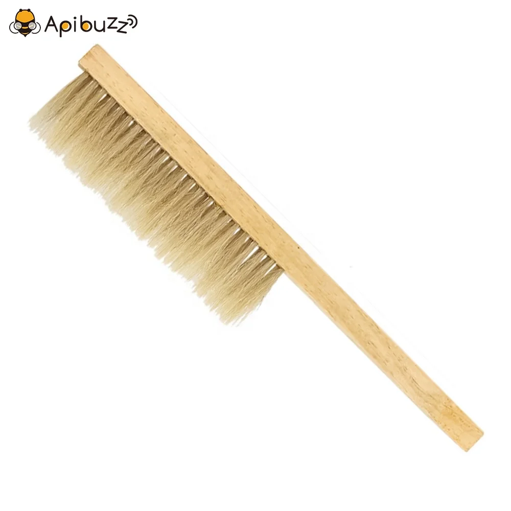 Bristle Bee Brush Wooden Handle Honey Comb Tools Remove Bees Apiculture Beekeeping Equipment Apicultura