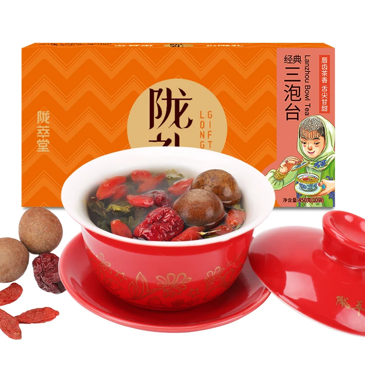 Женский фруктовый чай с восьми сокровищами из камелии longan wolfberry red date
