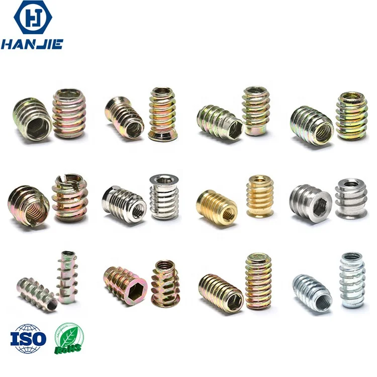 
Customized Furniture Threaded Inserts for Wood Insert Nut  (1600128276780)