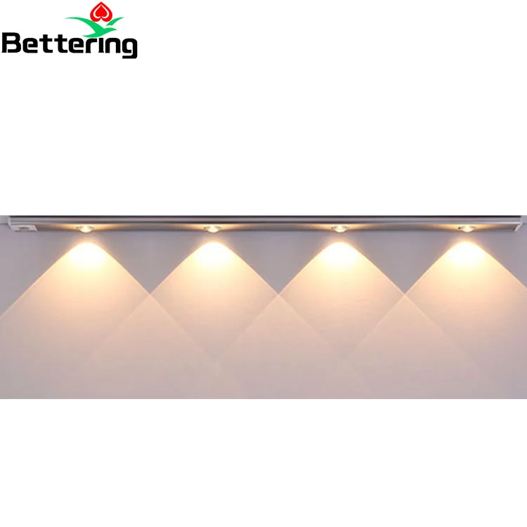 new modern decorative auto human body motion sensor smart home indoor lighting led wall cabinet stage night down lights lamp bar