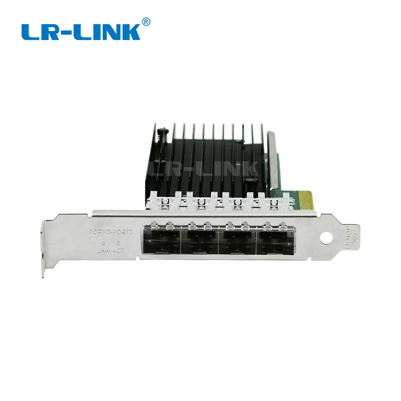  LREC9804BF-4SFP + INTEL XL710 чипсет четырехпортовый 10Gigabit Ethernet волоконно-оптический адаптер сетевой карты